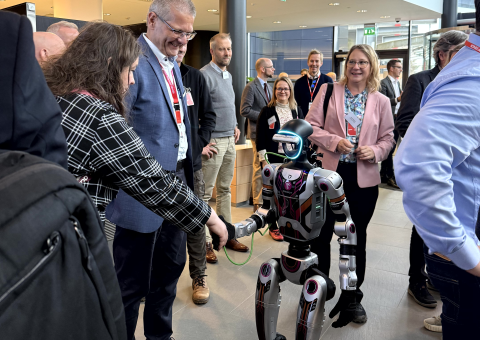 Humanoid robot at Konecranes